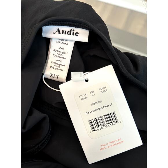 Andie Swim the Laguna One Piece in Black XL Tall NWT - Picture 6 of 8